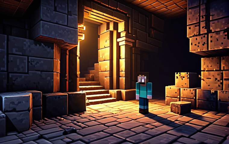 **Prompt 1: A Lonely Hero's Journey**
    A lone Minecraft character, resembling a "Wandering Miner," stands at the entrance of a dark, intricate cave system. His posture conveys deep contemplation and a subtle weariness, yet with an underlying sense of determination. The cave walls show signs of extensive, painstaking mining, interspersed with glowing rare ores and ancient, almost forgotten structures. The lighting is cinematic, casting long shadows and highlighting the character's pixelated form, emphasizing a journey of hardship and silent resolve. High detail, atmospheric, 3D pixel art style, dramatic lighting.