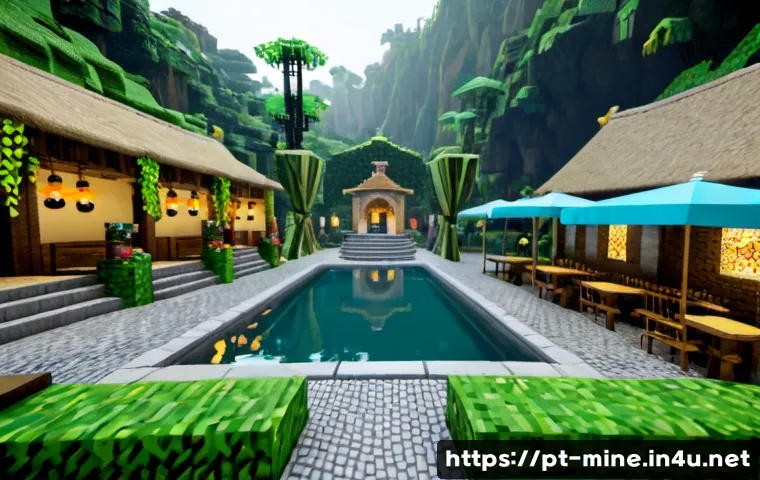 Como planejar uma vila na floresta no Minecraft 3 마인크래프트 숲속 마을 설계 관련 이미지 1